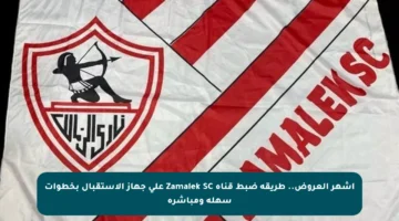 أشهر العروض.. طريقة ضبط قناة Zamalek SC على جهاز الاستقبال بخطوات سهلة ومباشرة